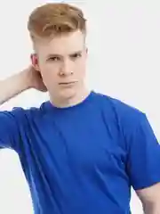 Синий футболка мужская