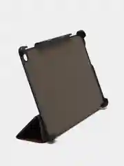Коричневый чехол-книжка для планшета Huawei MediaPad M5 Lite 10.1 из экокожи КАРТОФАН, подставка