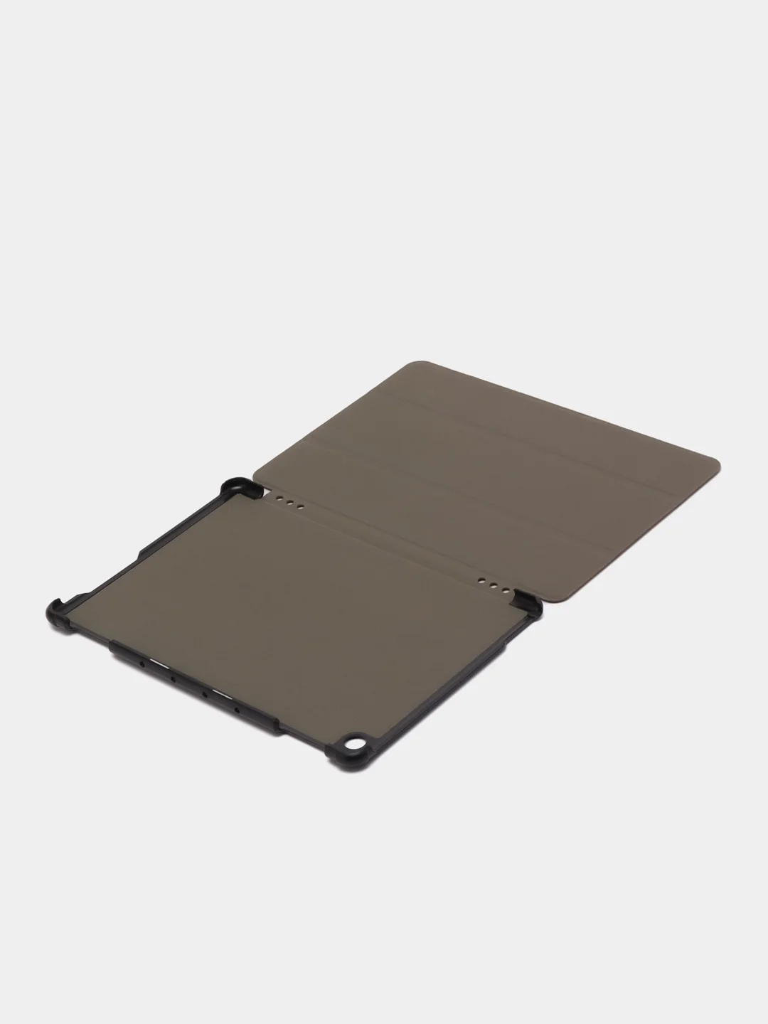 Коричневый чехол-книжка для планшета Huawei MediaPad M5 Lite 10.1 из экокожи КАРТОФАН, подставка