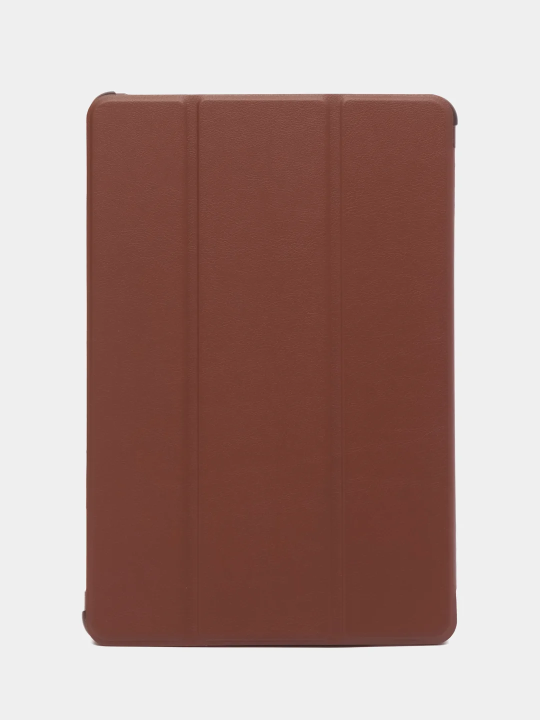 Коричневый чехол-книжка для планшета Huawei MediaPad M5 Lite 10.1 из экокожи КАРТОФАН, подставка
