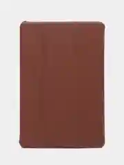 Коричневый чехол-книжка для планшета Huawei MediaPad M5 Lite 10.1 из экокожи КАРТОФАН, подставка