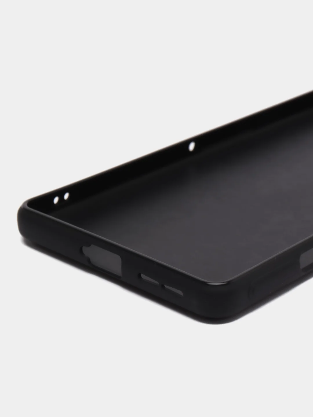 Черный чехол BROSCORP для Xiaomi Poco F4 GT, матовый, силиконовый, тонкий, бортик вокруг камер