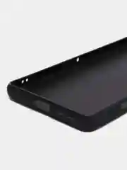 Черный чехол BROSCORP для Xiaomi Poco F4 GT, матовый, силиконовый, тонкий, бортик вокруг камер