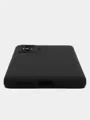 Черный чехол BROSCORP для Xiaomi Poco F4 GT, матовый, силиконовый, тонкий, бортик вокруг камер