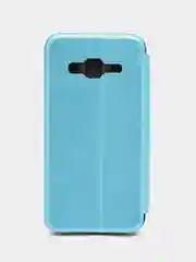 Голубой чехол-книжка для Samsung J3 2016