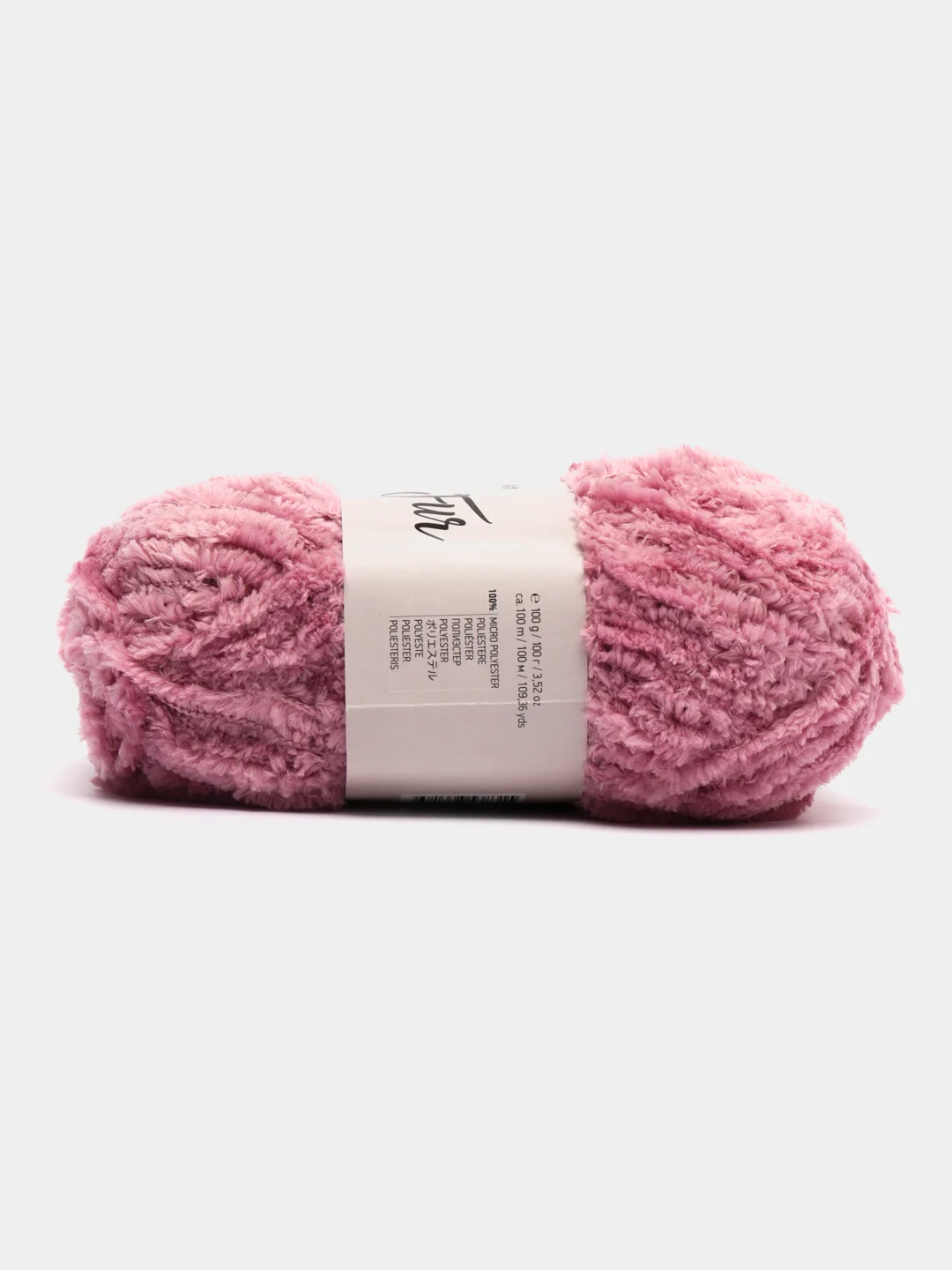 Пудровый пряжа YarnArt Fable Fur, микро полиэстер, 100 г, 100 м