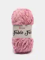 Пудровый пряжа YarnArt Fable Fur, микро полиэстер, 100 г, 100 м