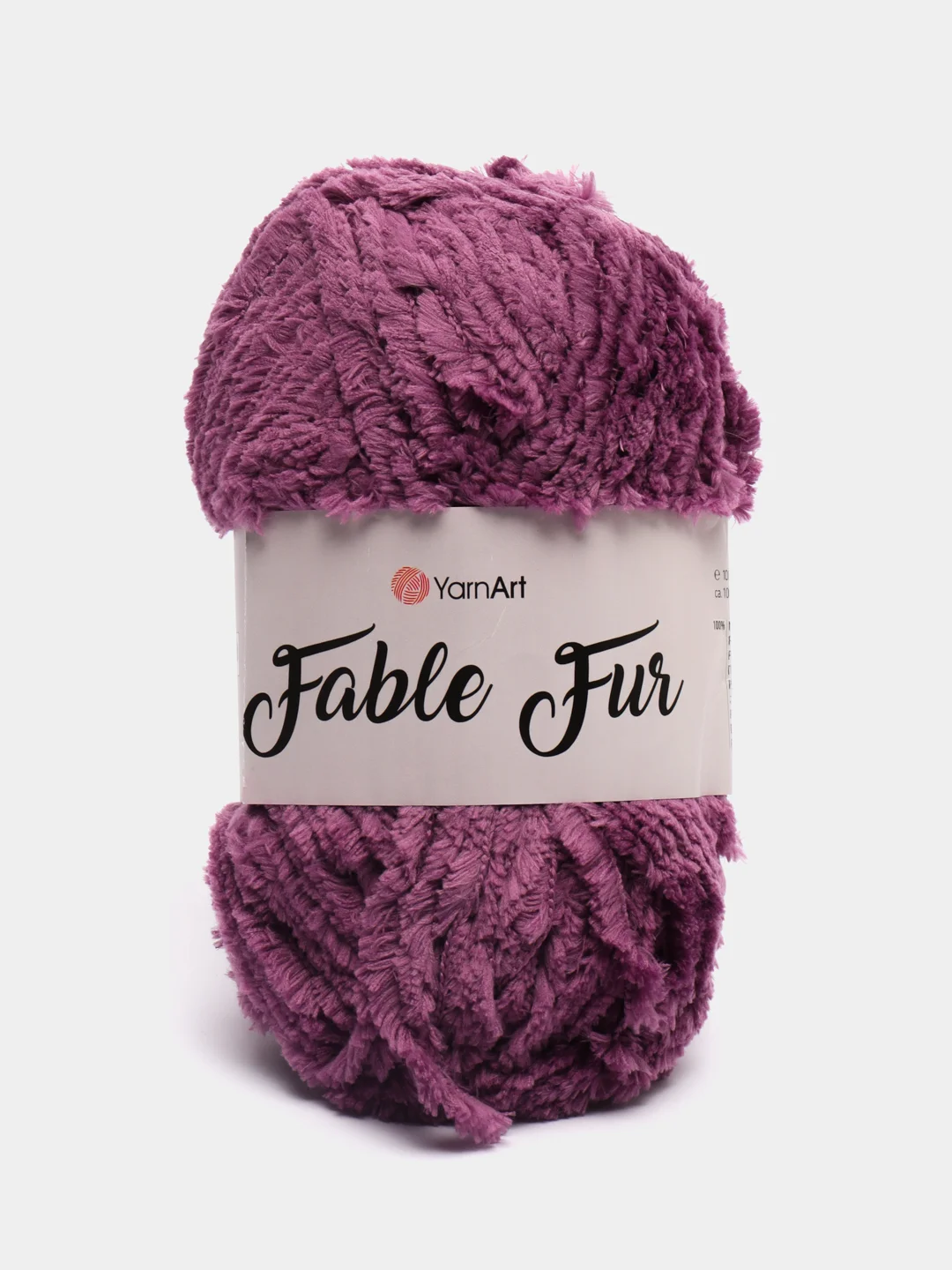 Пурпурный пряжа YarnArt Fable Fur, микро полиэстер, 100 г, 100 м
