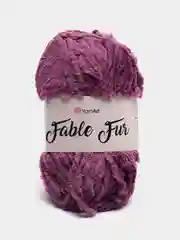 Пурпурный пряжа YarnArt Fable Fur, микро полиэстер, 100 г, 100 м