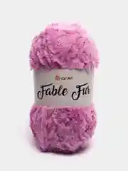 Лавандовый пряжа YarnArt Fable Fur, микро полиэстер, 100 г, 100 м