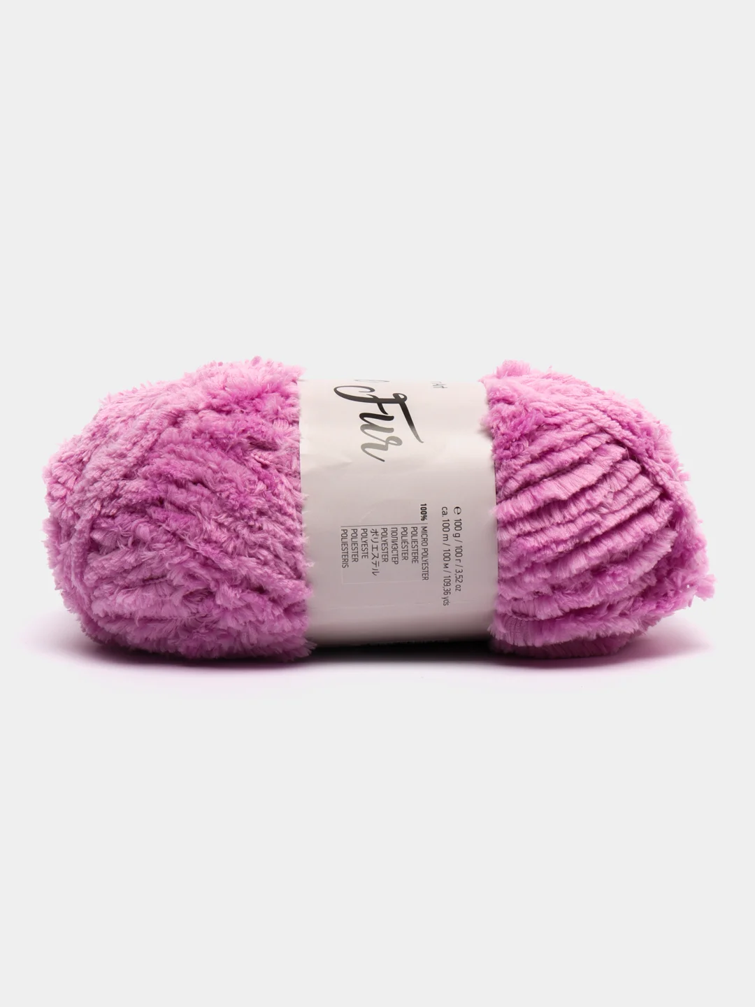 Лавандовый пряжа YarnArt Fable Fur, микро полиэстер, 100 г, 100 м