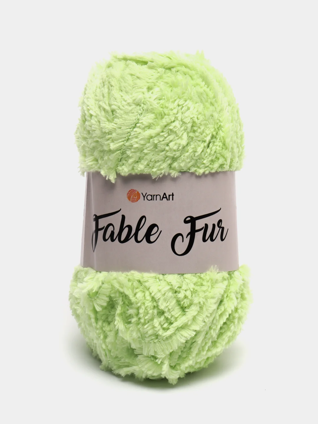 Лайм пряжа YarnArt Fable Fur, микро полиэстер, 100 г, 100 м