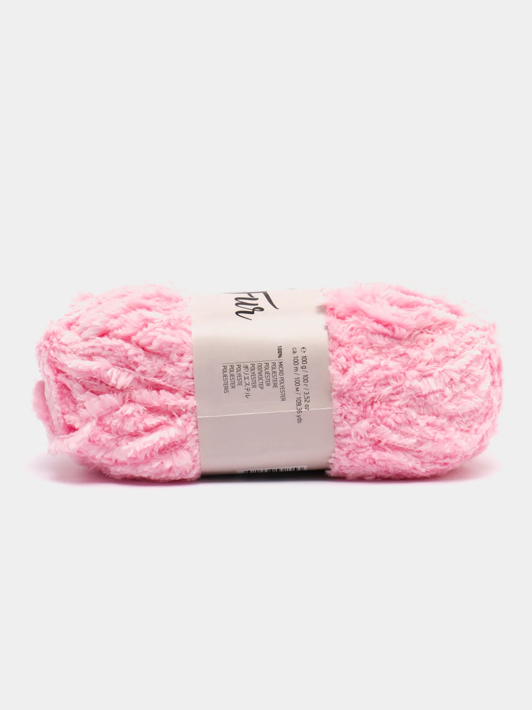 Розовый пряжа YarnArt Fable Fur, микро полиэстер, 100 г, 100 м