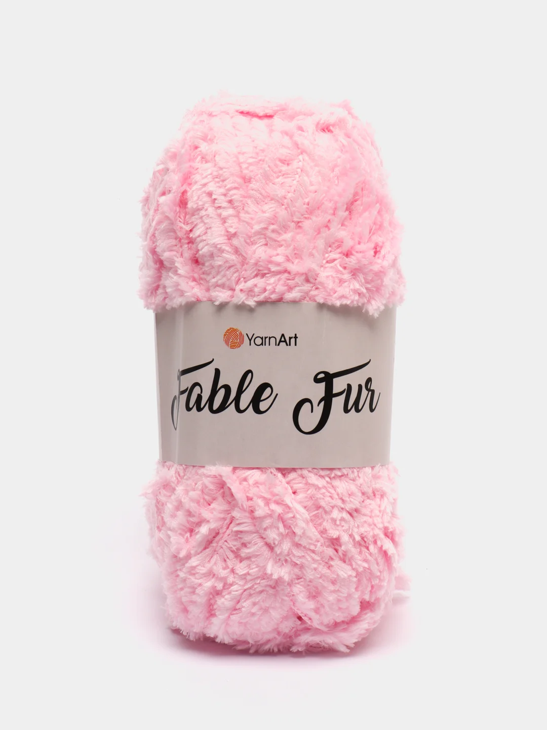 Розовый пряжа YarnArt Fable Fur, микро полиэстер, 100 г, 100 м