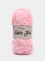 Розовый пряжа YarnArt Fable Fur, микро полиэстер, 100 г, 100 м