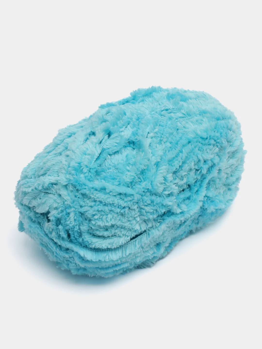 Голубой пряжа YarnArt Fable Fur, микро полиэстер, 100 г, 100 м