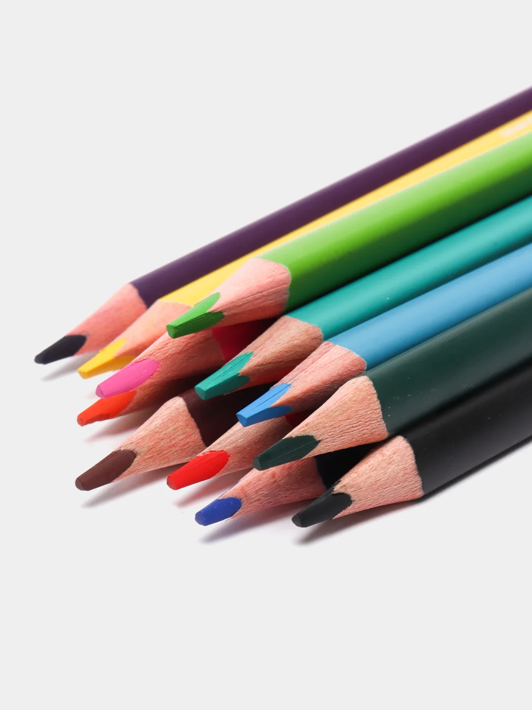 Карандаши цветные Easycolor Bruno Visconti, 12 цветов, дерево, трехгранные, 30-0028