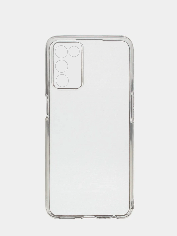Чехол Oppo K9s 5G (Оппо К9с 5Джи), прозрачный, силиконовый, с защитой камеры