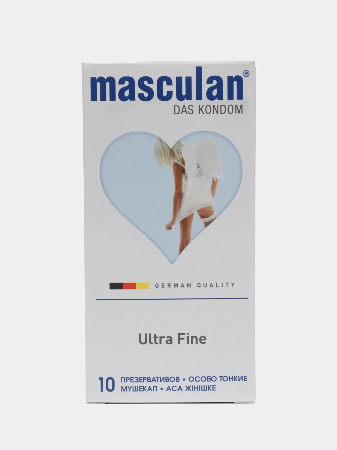 Презервативы Masculan 2 Ultra особо тонкие, прозрачные, с обильной смазкой, 10 штук