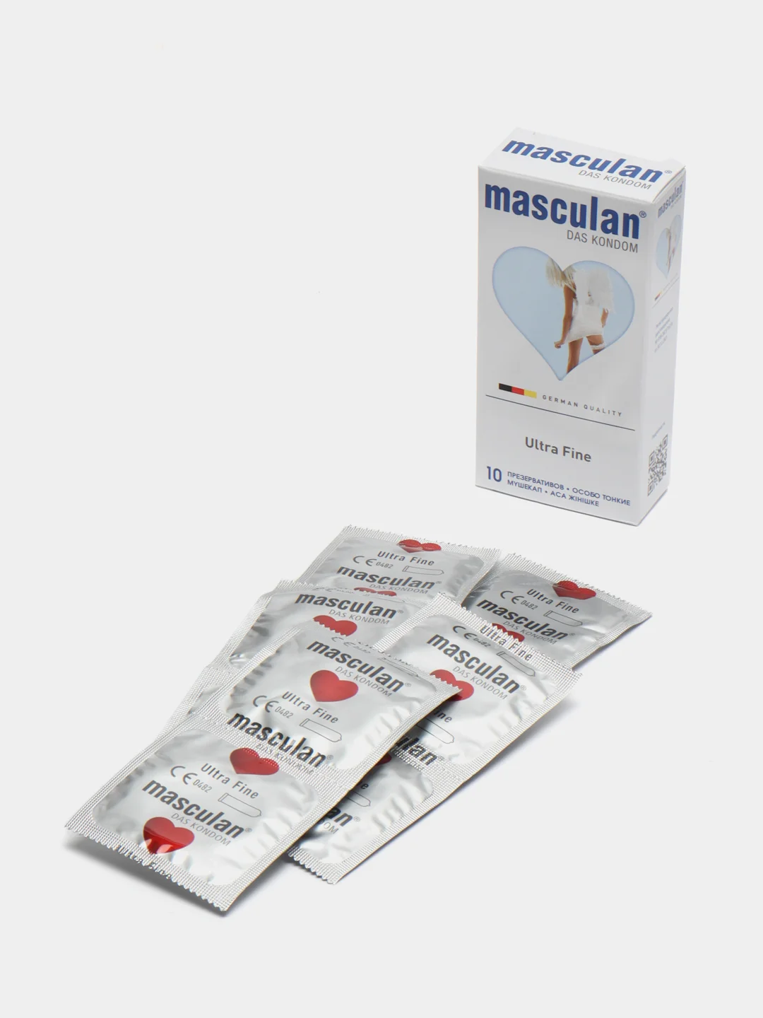 Презервативы Masculan 2 Ultra особо тонкие, прозрачные, с обильной смазкой, 10 штук