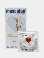 Презервативы Masculan 2 Ultra особо тонкие, прозрачные, с обильной смазкой, 10 штук