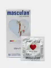 Презервативы Masculan 2 Ultra особо тонкие, прозрачные, с обильной смазкой, 10 штук