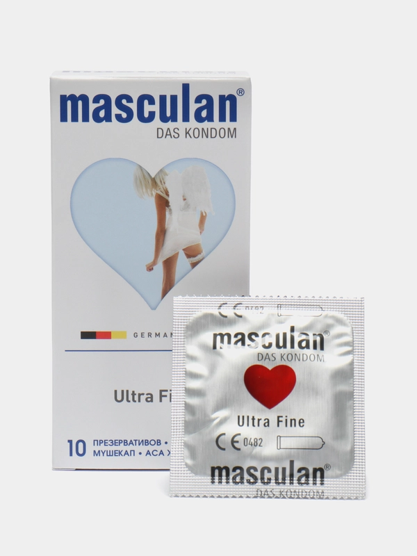 Презервативы Masculan 2 Ultra особо тонкие, прозрачные, с обильной смазкой, 10 штук