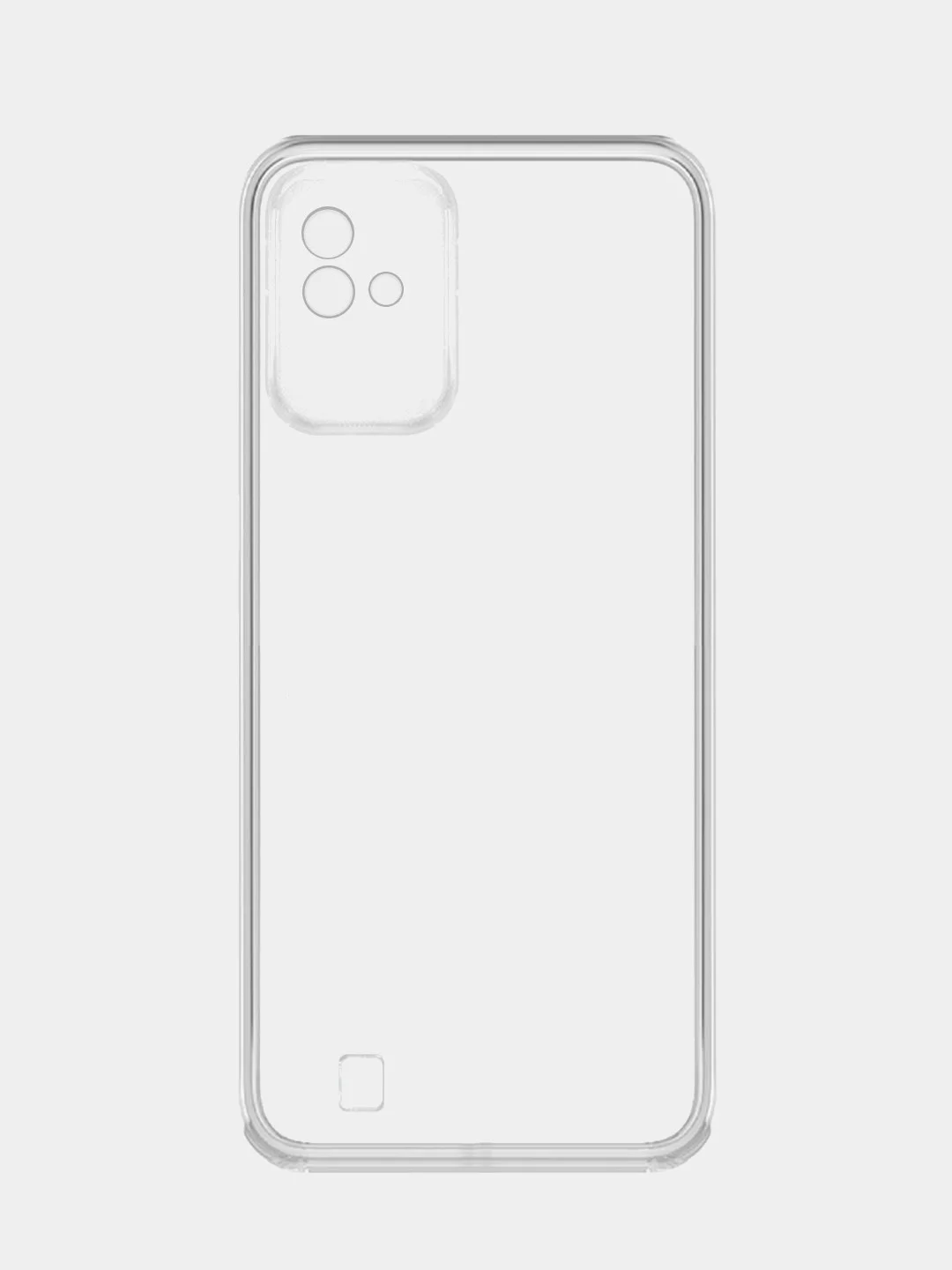Чехол Realme Narzo 50i (Реалми Нарзо 50 ай), прозрачный, силиконовый, с защитой камеры
