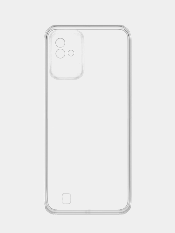 Чехол Realme Narzo 50i (Реалми Нарзо 50 ай), прозрачный, силиконовый, с защитой камеры