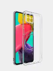 Чехол Samsung Galaxy M33 5G, прозрачный, силиконовый, с защитой камеры