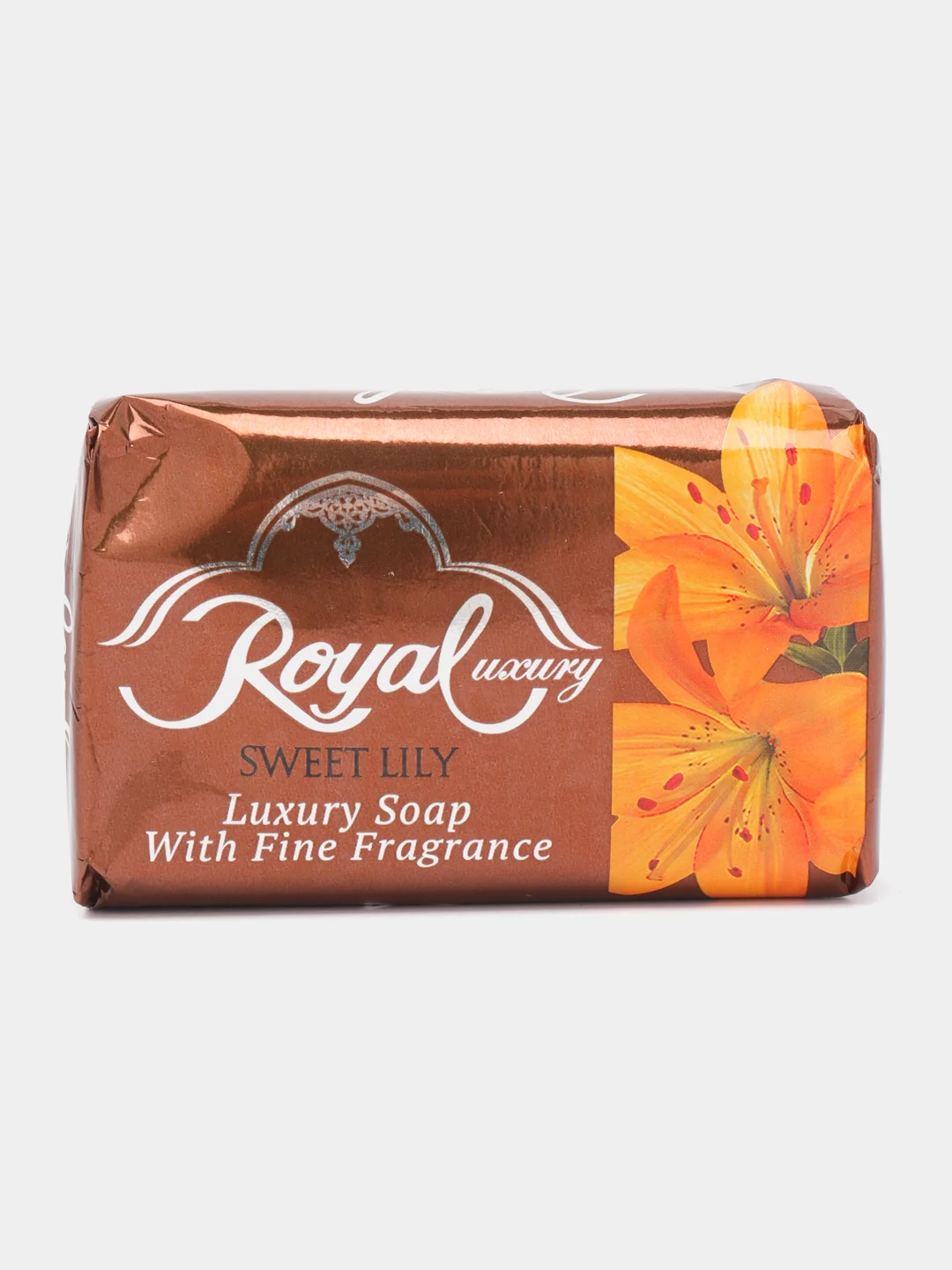 Тёмно-коричневый royal Premium - Натуральное Арабское Мыло с Глицерином и Молочным Кремом, 120 г