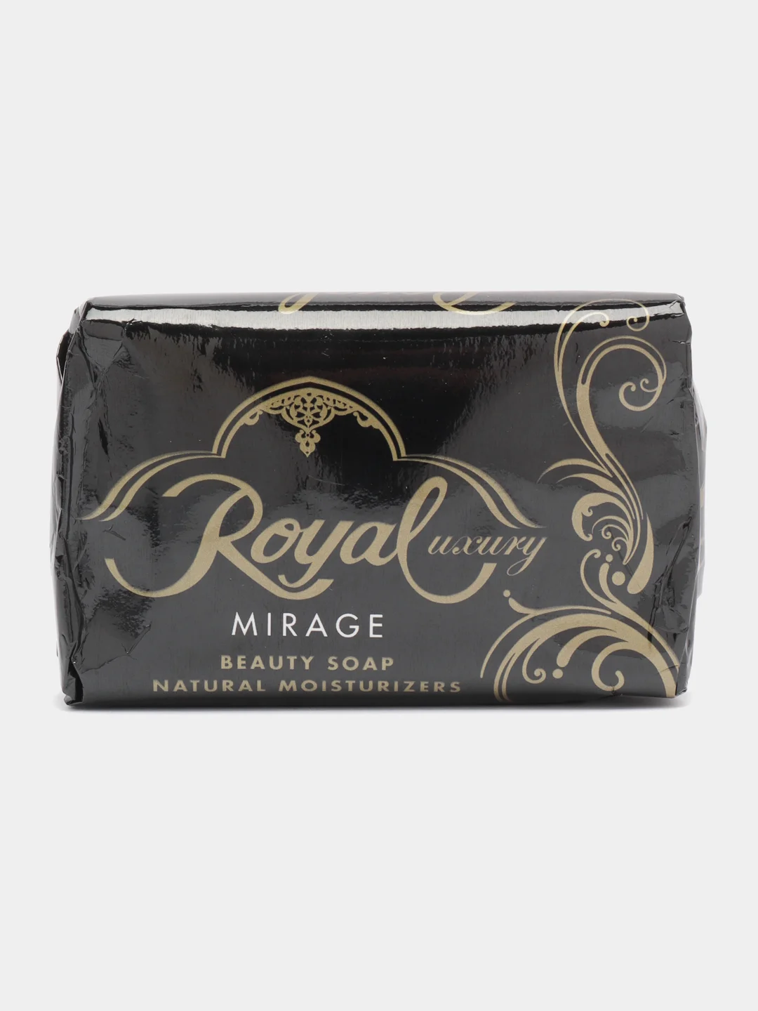 Черный royal Premium - Натуральное Арабское Мыло с Глицерином и Молочным Кремом, 120 г