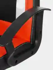 Красный компьютерное игровое геймерское кресло Zombie 11LT, экокожа