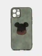 Зеленый чехол для iPhone 11, 12, 13 Pro Max, с зеркальной вставкой