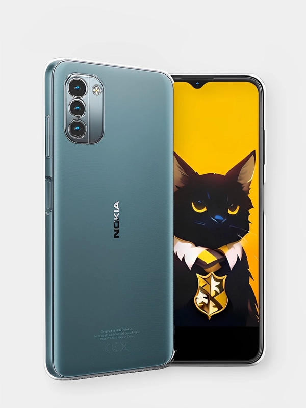 Чехол Nokia G21 / G11 (Нокиа Г21 / Г11) прозрачный силиконовый с защитой камеры