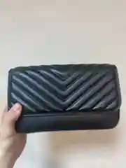 Черный сумка женская через плечо из экокожи, кросс боди клатч