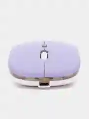 Фиолетовый мышь беспроводная / Мышка компьютерная с RGB подсветкой