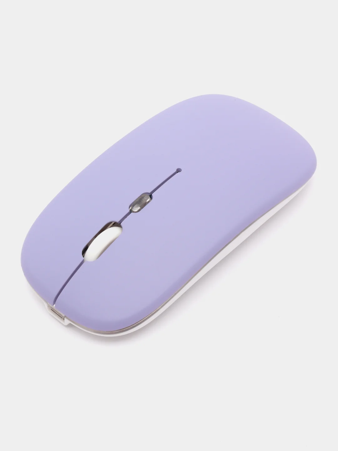 Фиолетовый мышь беспроводная / Мышка компьютерная с RGB подсветкой