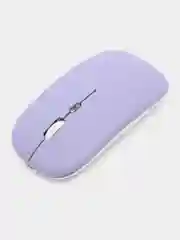 Фиолетовый мышь беспроводная / Мышка компьютерная с RGB подсветкой