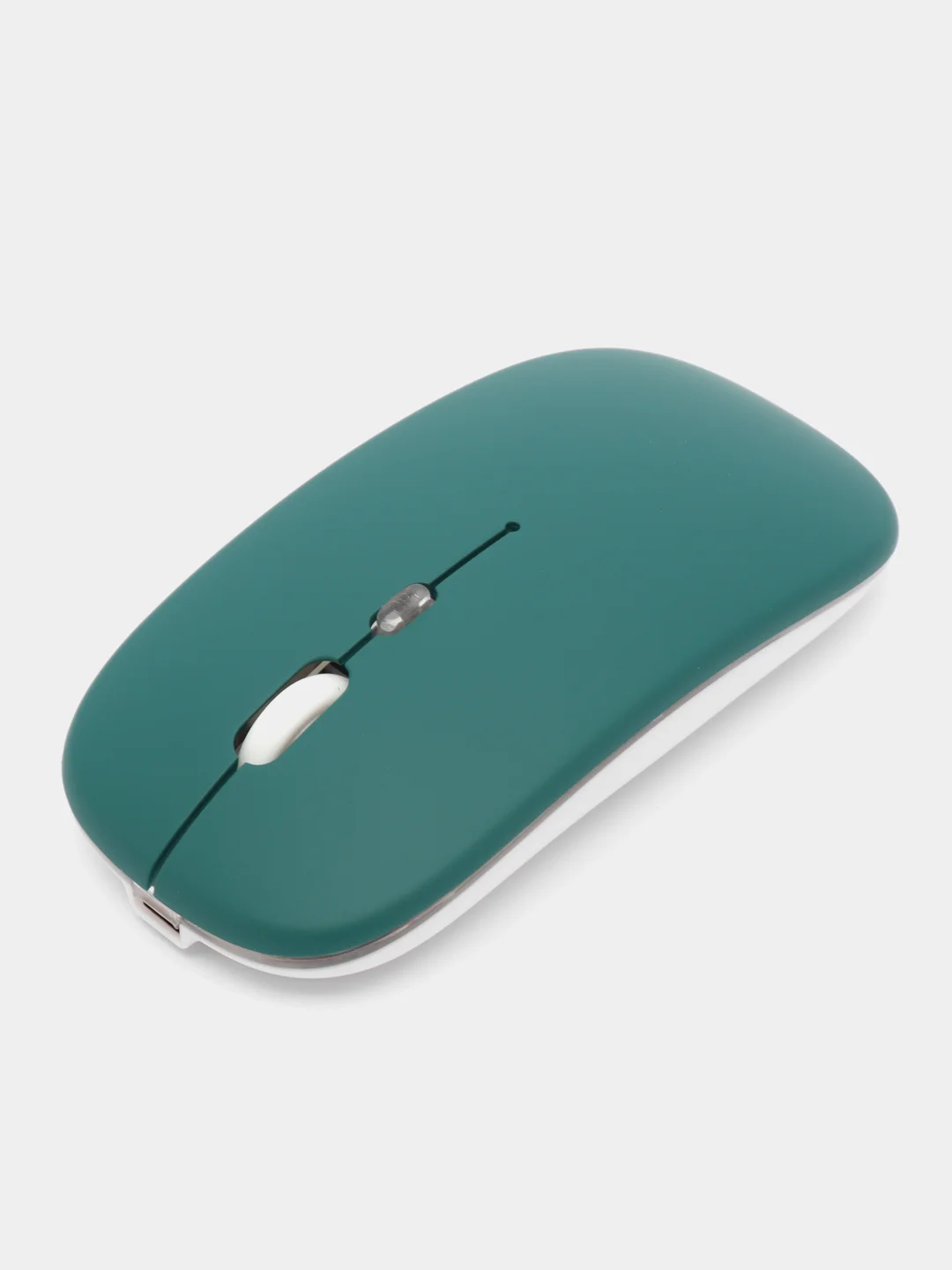 Тёмно-зелёный мышь беспроводная / Мышка компьютерная с RGB подсветкой