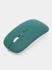 Тёмно-зелёный мышь беспроводная / Мышка компьютерная с RGB подсветкой