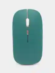 Тёмно-зелёный мышь беспроводная / Мышка компьютерная с RGB подсветкой