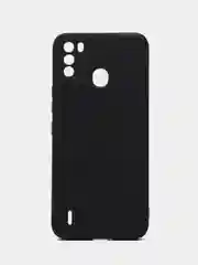 Черный чехол для Itel Vision 1 Pro (Ител Вижен 1 Про), силиконовый