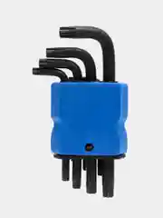 Набор шестигранных ключей TORX, Г-образные, 9 штук