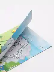 Бирюзовый раскраска с цветным фоном для девочек и мальчиков, для малышей, формат A4 с наклейками