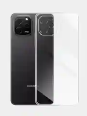 Чехол силиконовый на Huawei Nova Y61 (Хуавей Нова У61), прозрачный, с защитой камеры