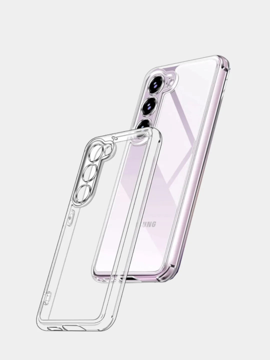 Марсала чехол для Samsung Galaxy S23 (Самсунг Галакси С23), прозрачный, силиконовый