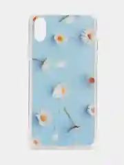 Светло-синий яркий чехол, цветные принты-картинки iPhone 5S/SE/6/6S/7/8/Plus/X/XS/XR/11/12/Mini/Pro/Max