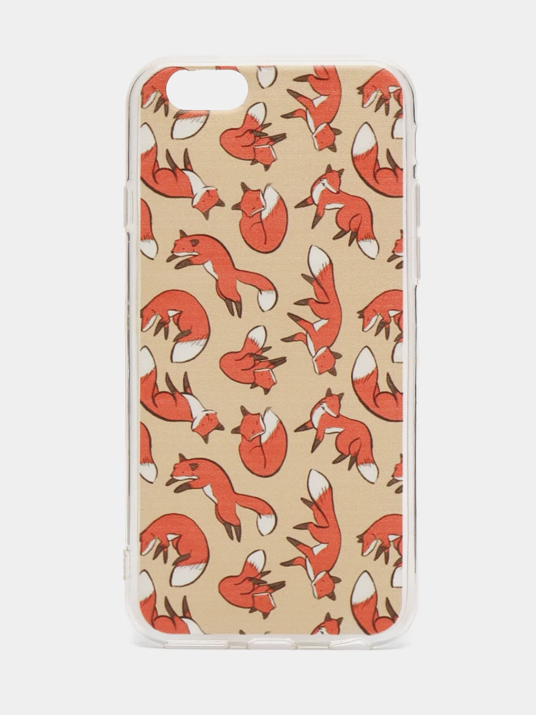Рыжий яркий чехол, цветные принты-картинки iPhone 5S/SE/6/6S/7/8/Plus/X/XS/XR/11/12/Mini/Pro/Max