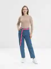 Синий джинсы женские Tiffan
